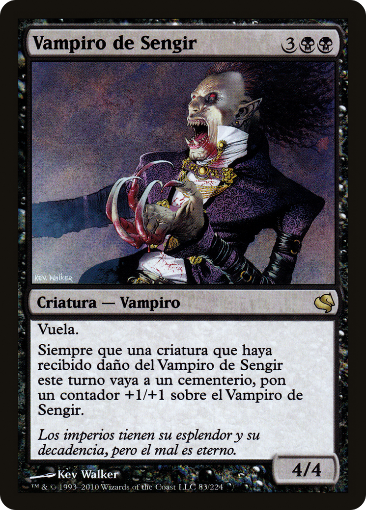 Sengir Vampire (Spanish) - "Vampiro de Sengir" (PS11-083) [Salvat 2011]