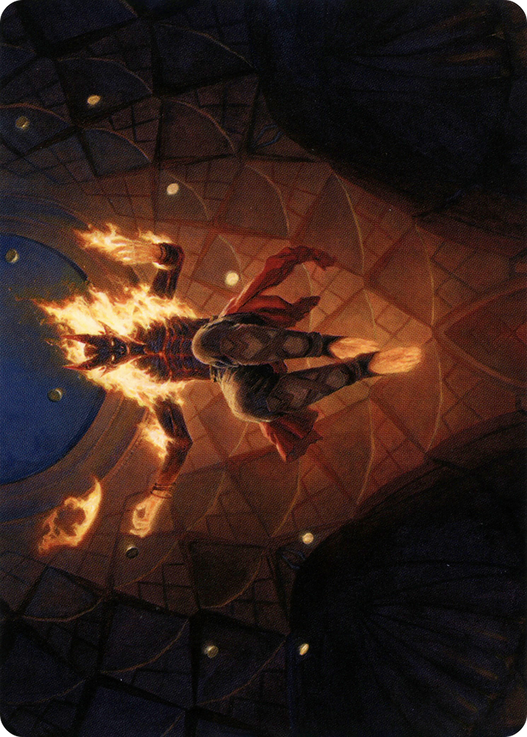 Yusri, Fortune's Flame // Yusri, Fortune's Flame (AMH2-060) (Borderless) [Modern Horizons 2 Art Series] Foil