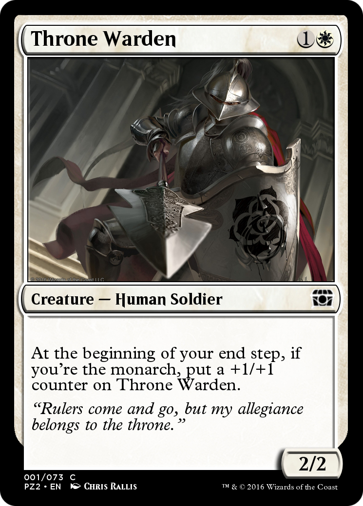 Throne Warden (PZ2-001) [Treasure Chest] Foil