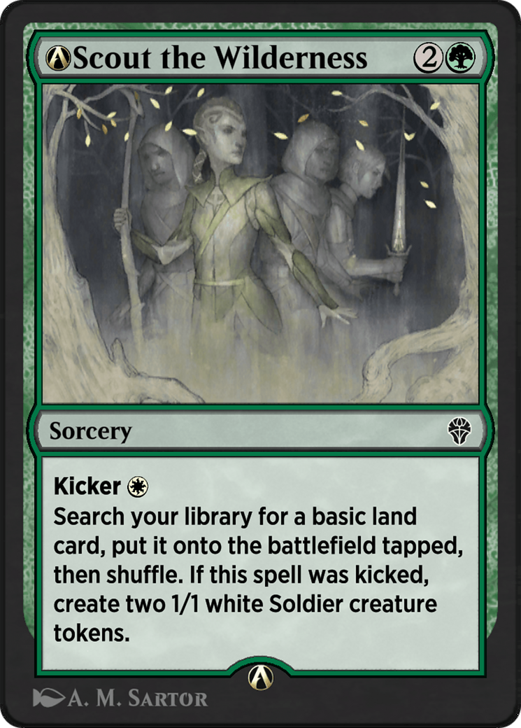A-Scout the Wilderness (DMU-A-176) [Dominaria United]