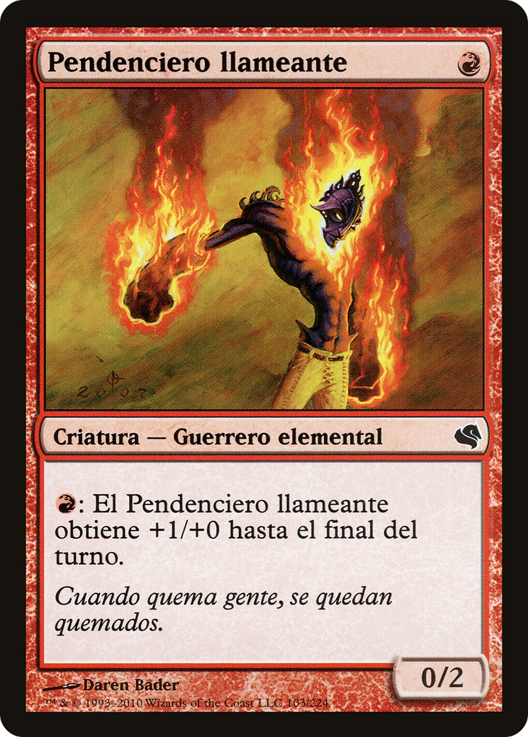 Flamekin Brawler (Spanish) - "Pendenciero llameante" (PS11-103) [Salvat 2011]