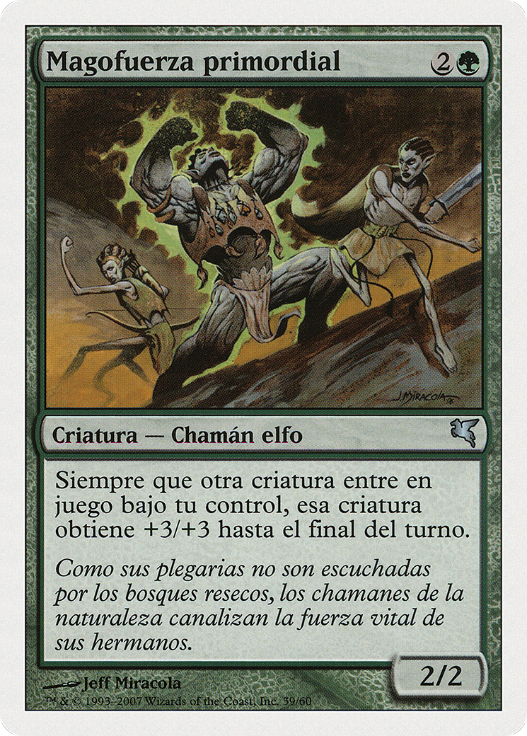 Primal Forcemage (French) - "Mageforce primordial" (PSAL-I39) [Salvat 2005]