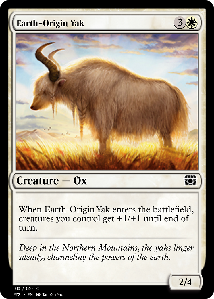 Earth-Origin Yak (PZ2-70821) [Treasure Chest] Foil