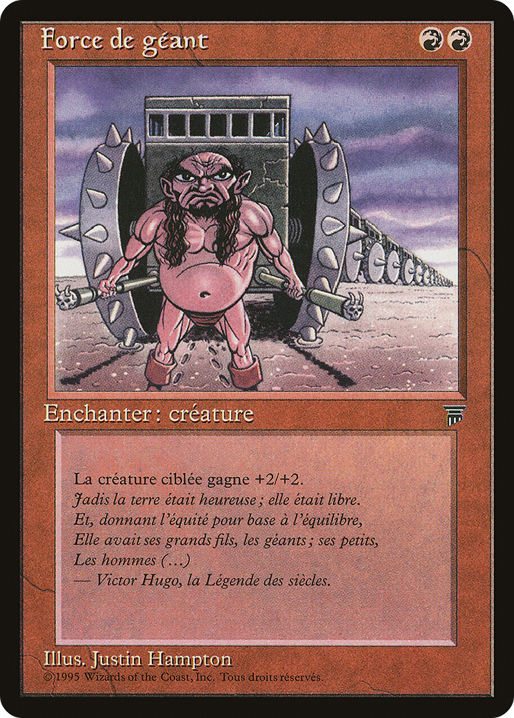 Giant Strength (French) - "Force de geant" (REN-086) [Renaissance]