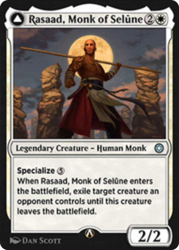 Rasaad, Monk of Selûne (HBG-004) [Alchemy Horizons: Baldur's Gate]