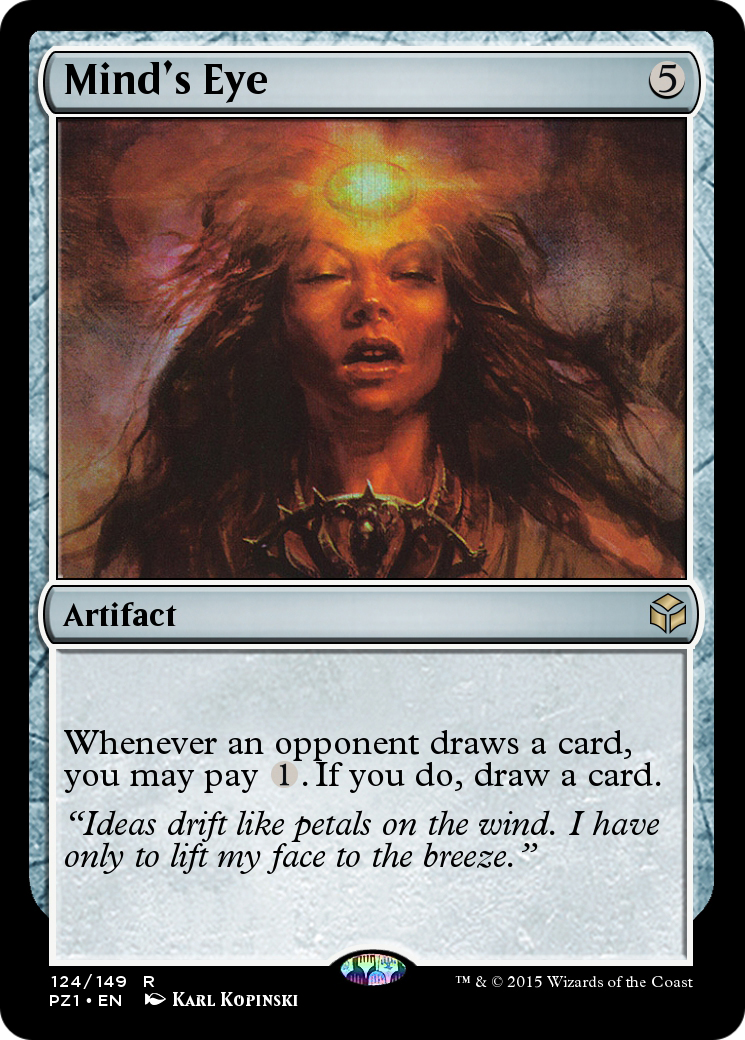 Mind's Eye (PZ1-124) [Legendary Cube Prize Pack]