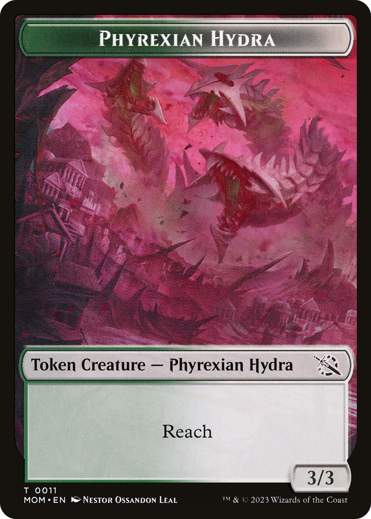 Phyrexian Hydra (TMOM-011) [March of the Machine Tokens] Foil