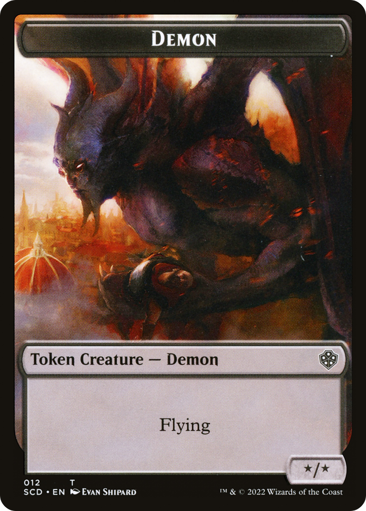 Demon (TSCD-012) [Starter Commander Deck Tokens]