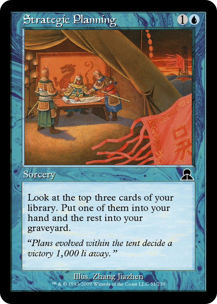 Strategic Planning (ME3-051) [Masters Edition III] Foil