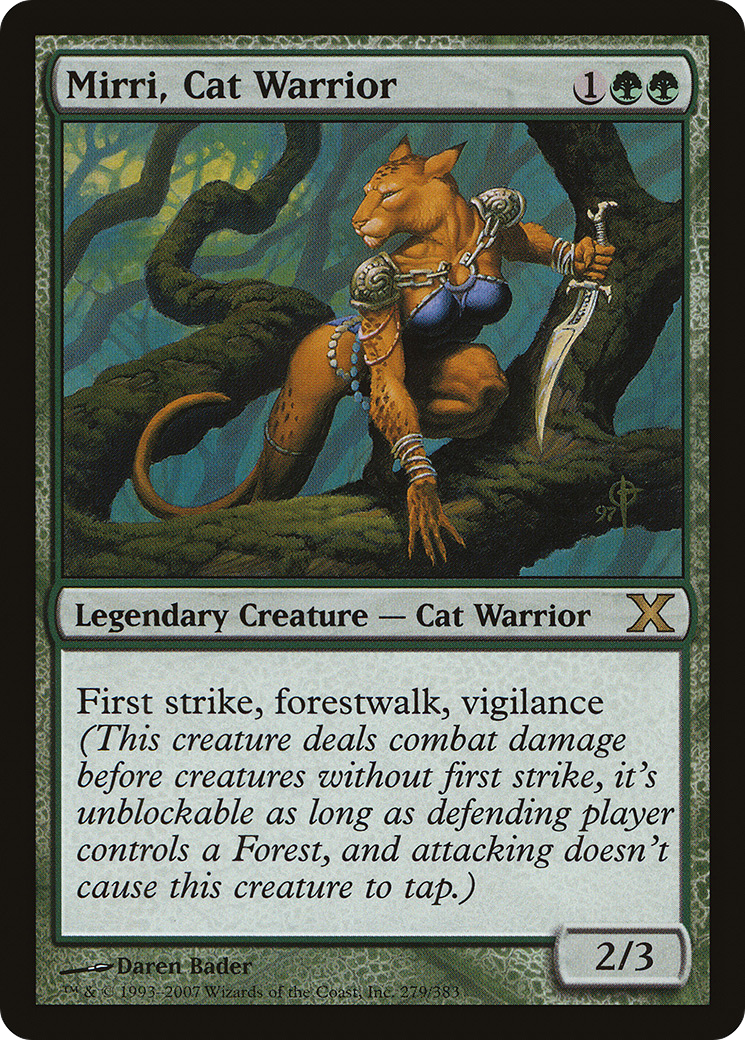 Mirri, Cat Warrior (10E-279) [Tenth Edition]