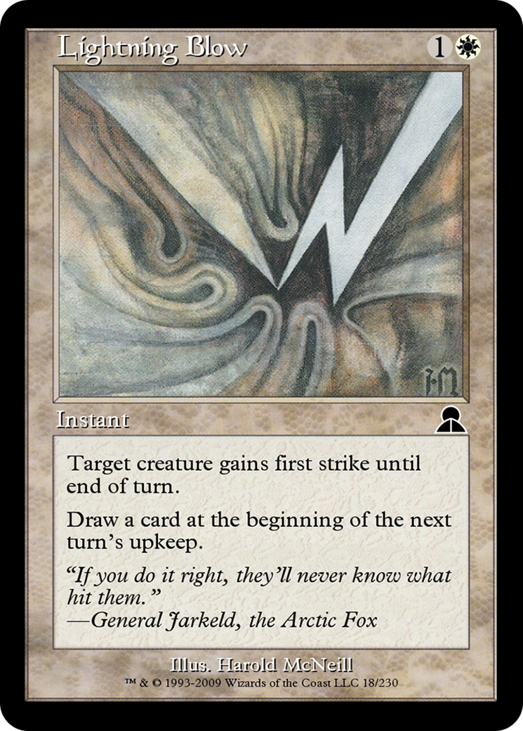 Lightning Blow (ME3-018) [Masters Edition III] Foil