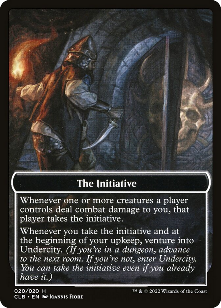 Undercity // The Initiative (TCLB-020) [Battle for Baldur's Gate Tokens] Foil