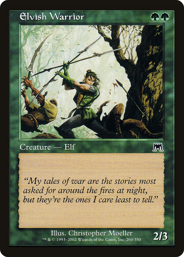 Elvish Warrior (ONS-260) [Onslaught]