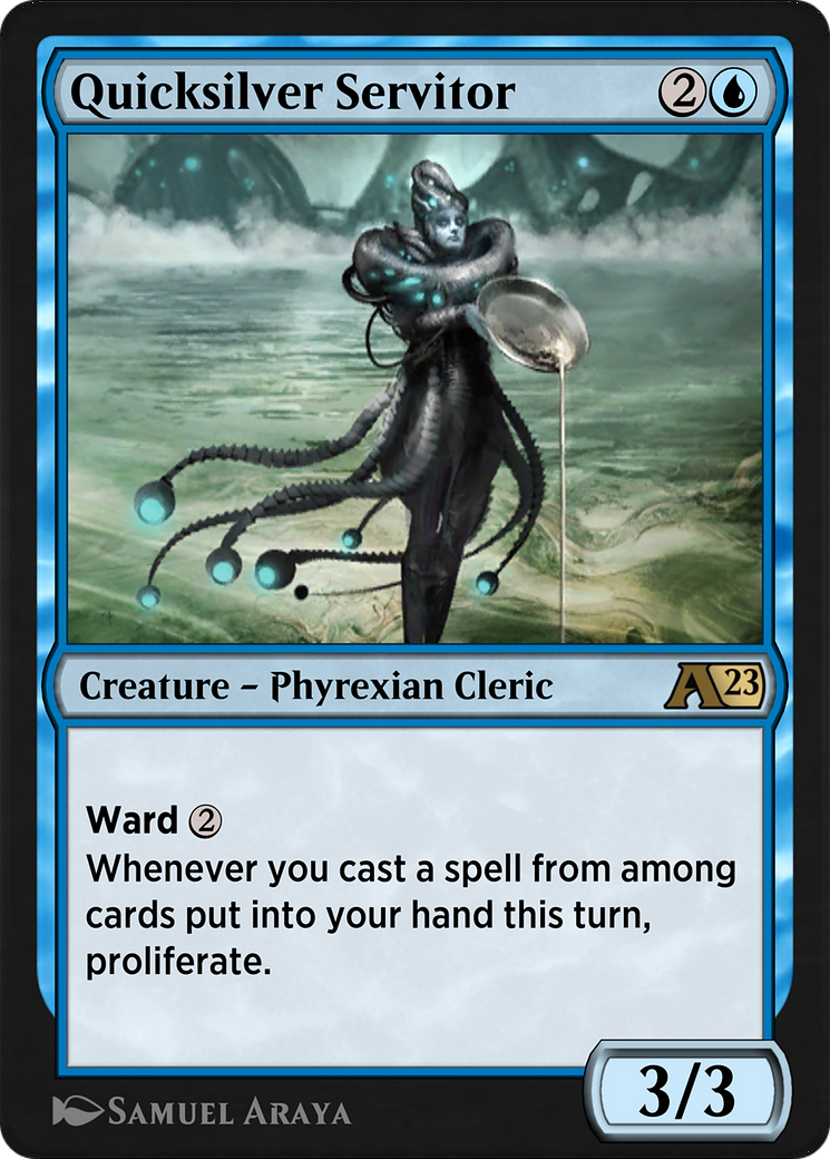 Quicksilver Servitor (YONE-005) [Alchemy: Phyrexia]