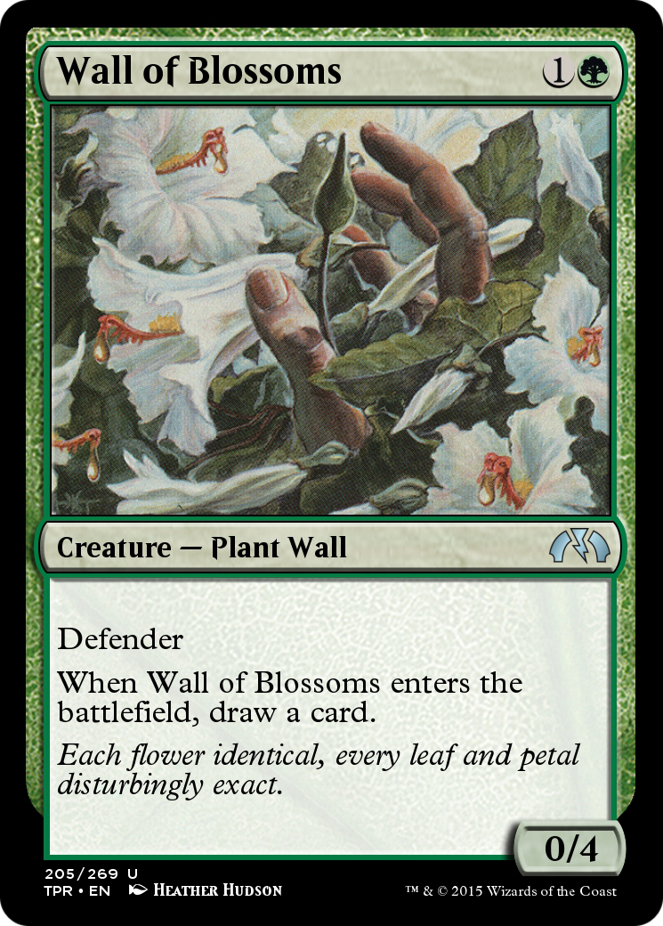 Wall of Blossoms (TPR-205) [Tempest Remastered] Foil