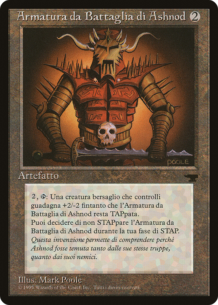 Ashnod's Battle Gear (Italian) - "Armatura da Battaglia di Ashnod" (REN-102) [Rinascimento]