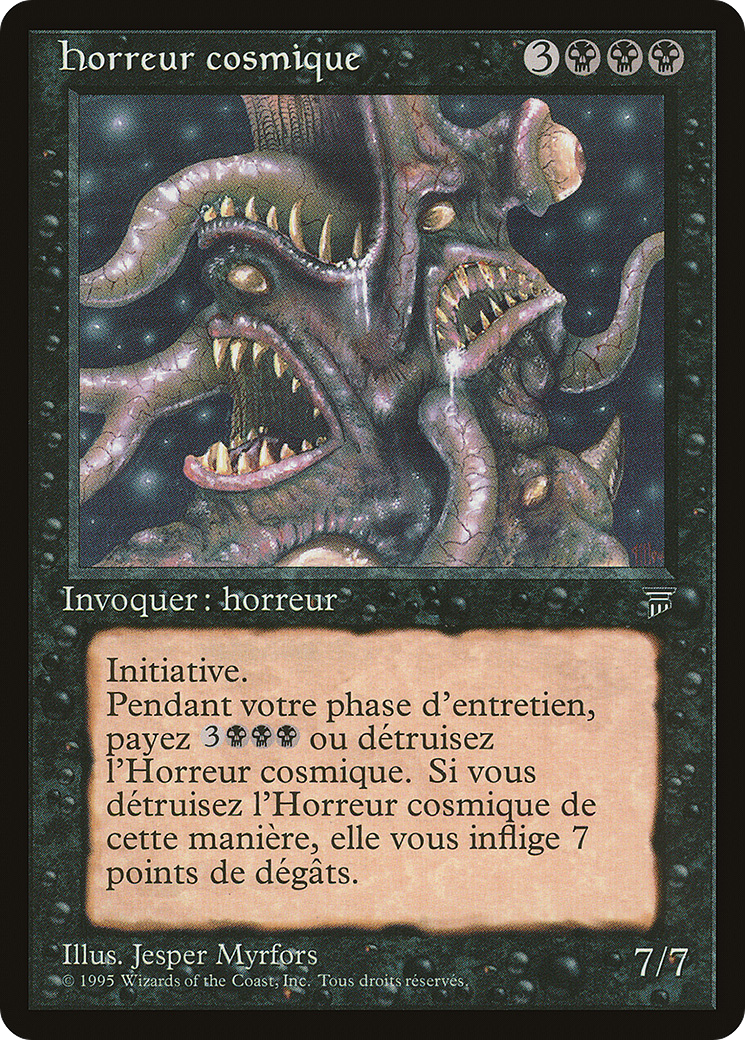 Cosmic Horror (French) - "horreur cosmique" (REN-052) [Renaissance]