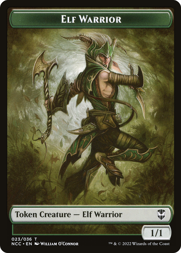 Elf Warrior (TNCC-023) [New Capenna Commander Tokens]