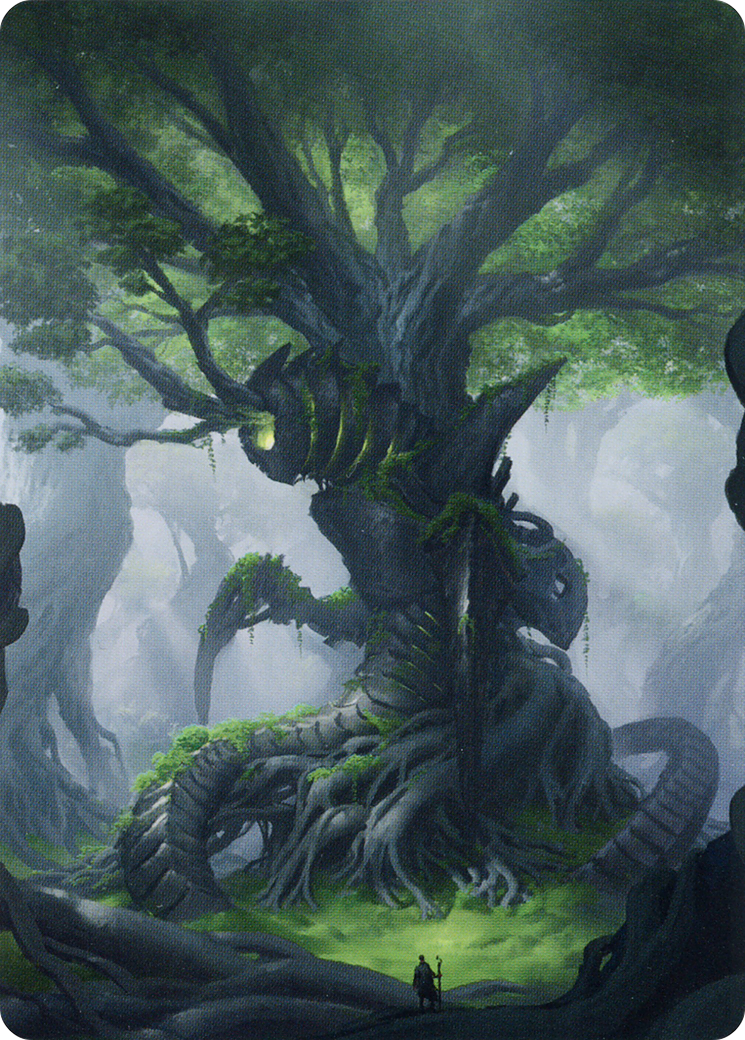 Forest // Forest (ABRO-053) (Borderless) [The Brothers' War Art Series]