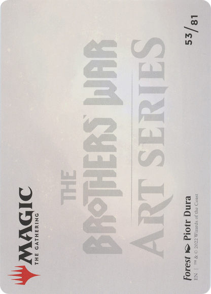 Forest // Forest (ABRO-053) (Borderless) [The Brothers' War Art Series]