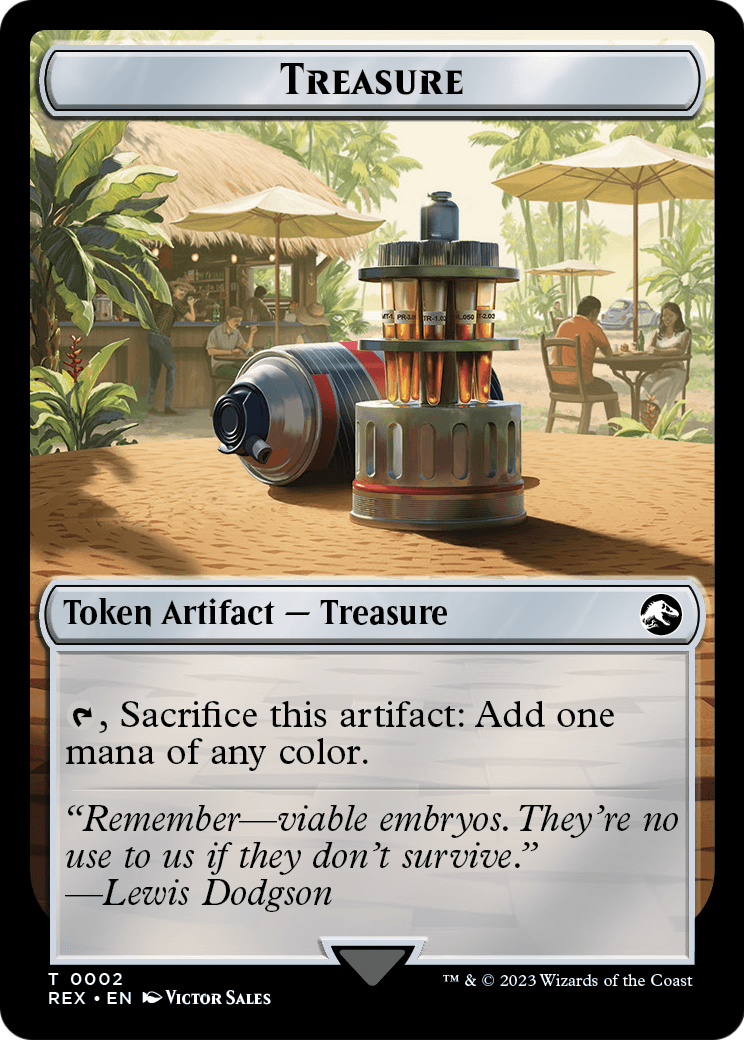 Treasure (TREX-002) [Jurassic World Collection Tokens] Foil