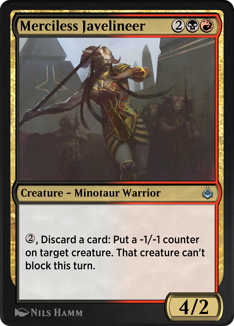 Merciless Javelineer (AKR-245) [Amonkhet Remastered]