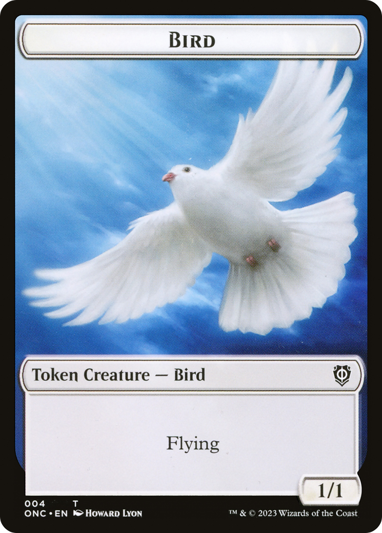 Bird (TONC-004) [Phyrexia: All Will Be One Commander Tokens]