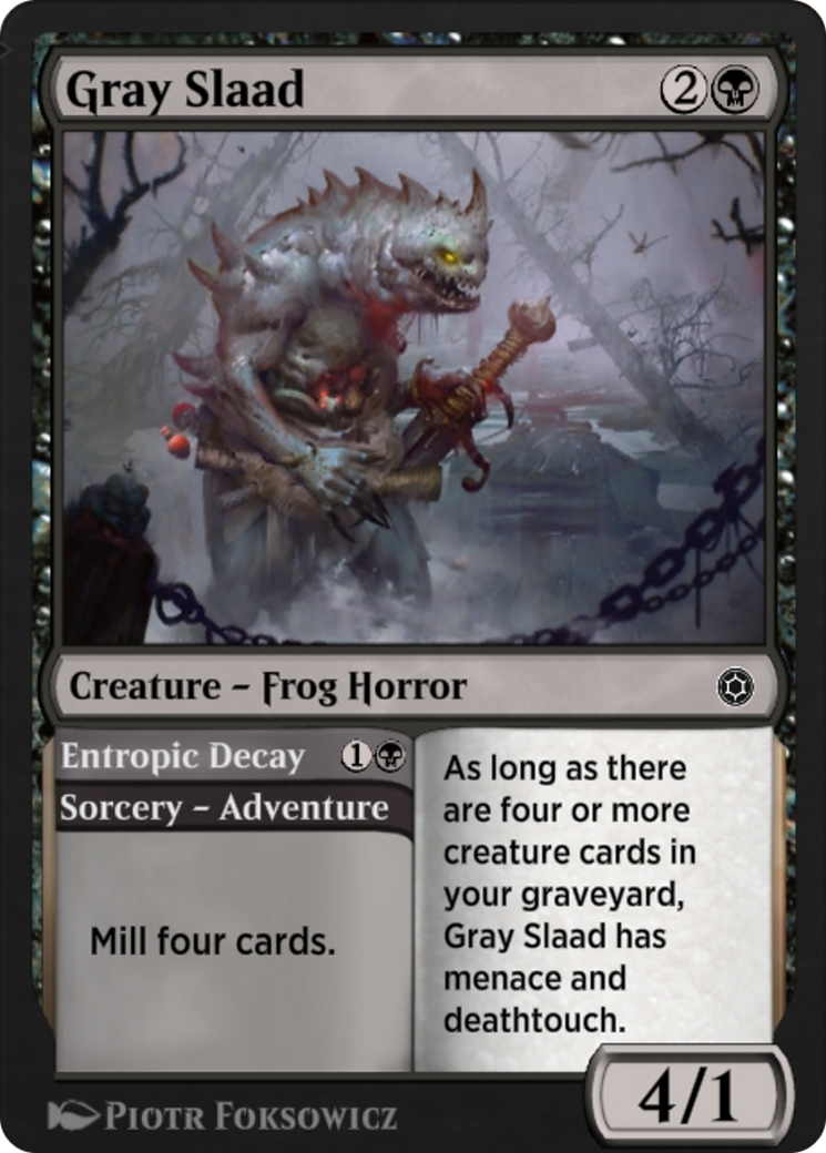 Gray Slaad // Entropic Decay (HBG-156) [Alchemy Horizons: Baldur's Gate]