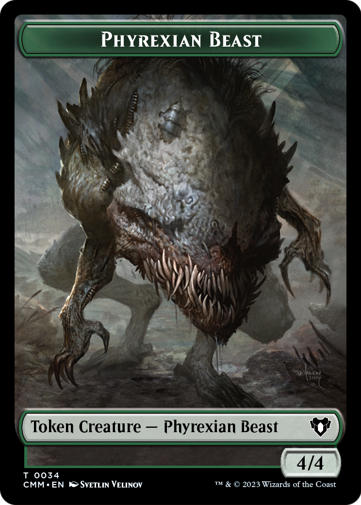 Phyrexian Beast (TCMM-034) [Commander Masters Tokens]