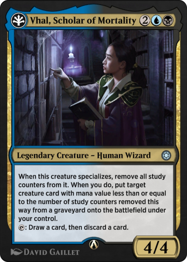 Vhal, Scholar of Mortality (HBG-08B) [Alchemy Horizons: Baldur's Gate]