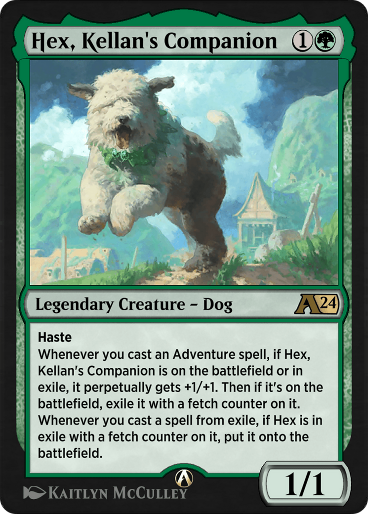 Hex, Kellan's Companion (YWOE-014) [Alchemy: Wilds of Eldraine]