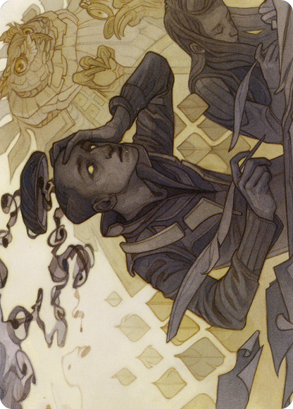 Go Blank // Go Blank (ASTX-008) (Borderless) [Strixhaven Art Series] Foil