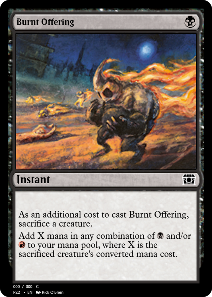 Burnt Offering (PZ2-65833) [Treasure Chest] Foil