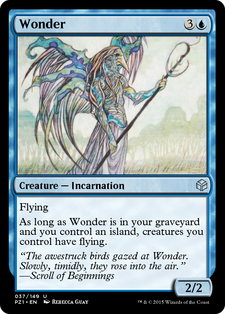Wonder (PZ1-037) [Legendary Cube Prize Pack]