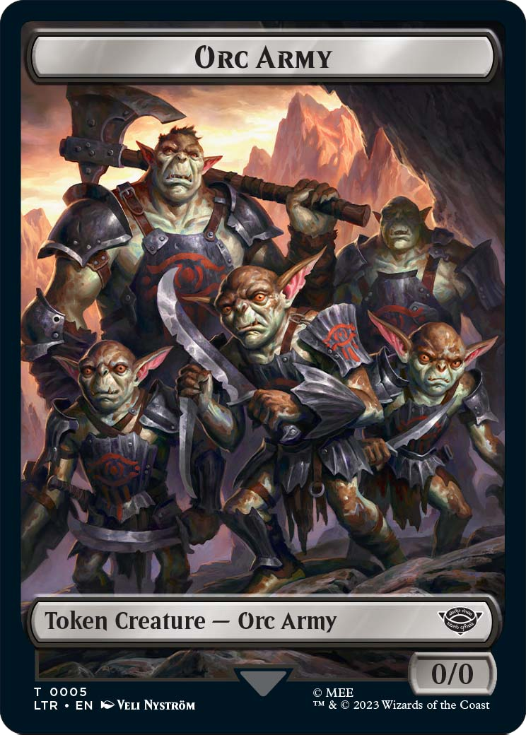 Orc Army (TLTR-005) [Tales of Middle-earth Tokens]