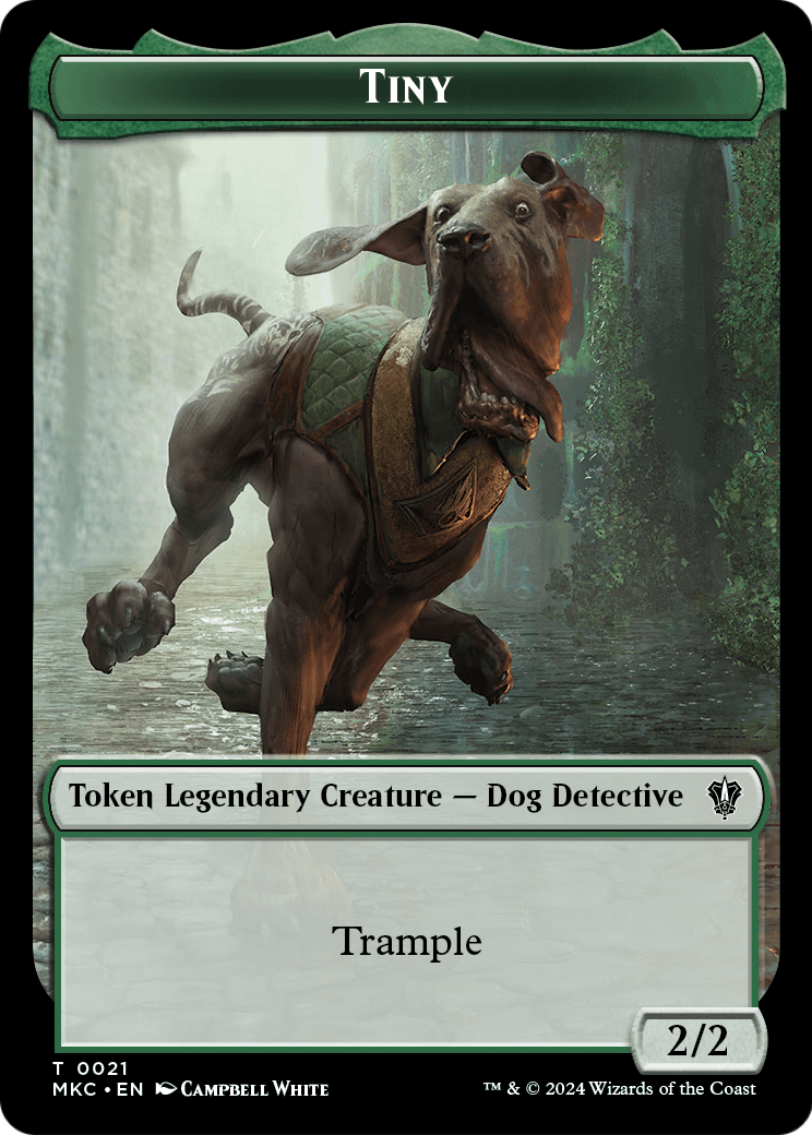 Tiny (TMKC-021) [Murders at Karlov Manor Commander Tokens]
