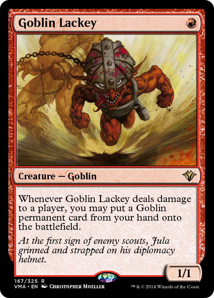 Goblin Lackey (VMA-167) [Vintage Masters] Foil