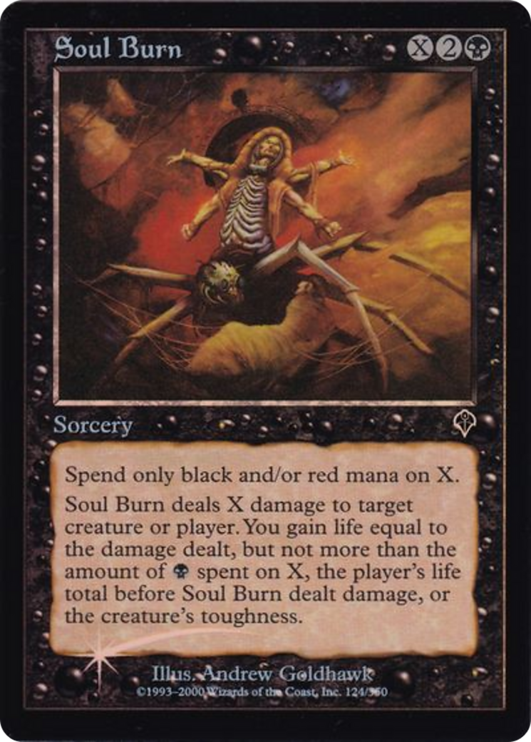 Soul Burn (INV-124★) [Invasion] Foil