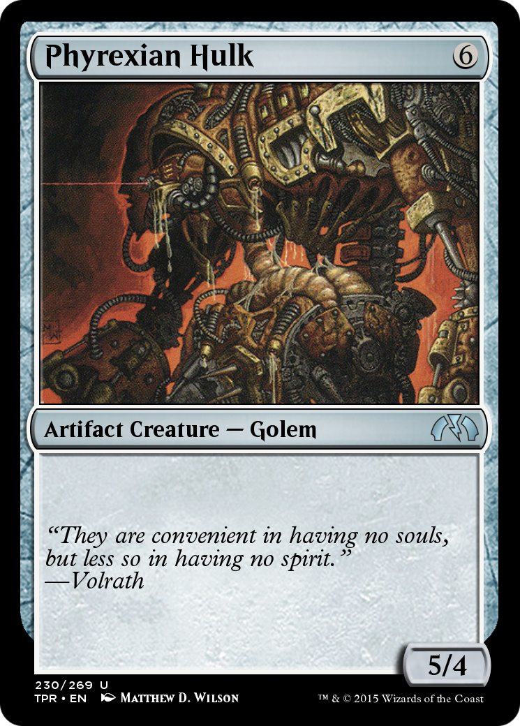 Phyrexian Hulk (TPR-230) [Tempest Remastered] Foil