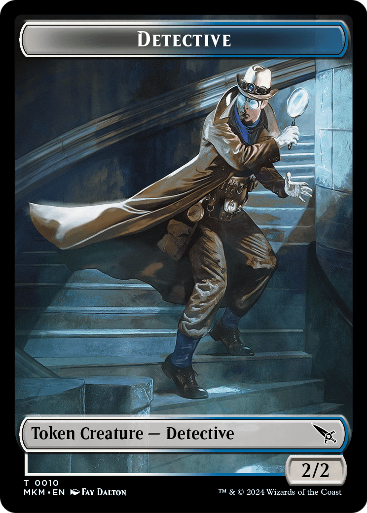 Detective (TMKM-010) [Murders at Karlov Manor Tokens]