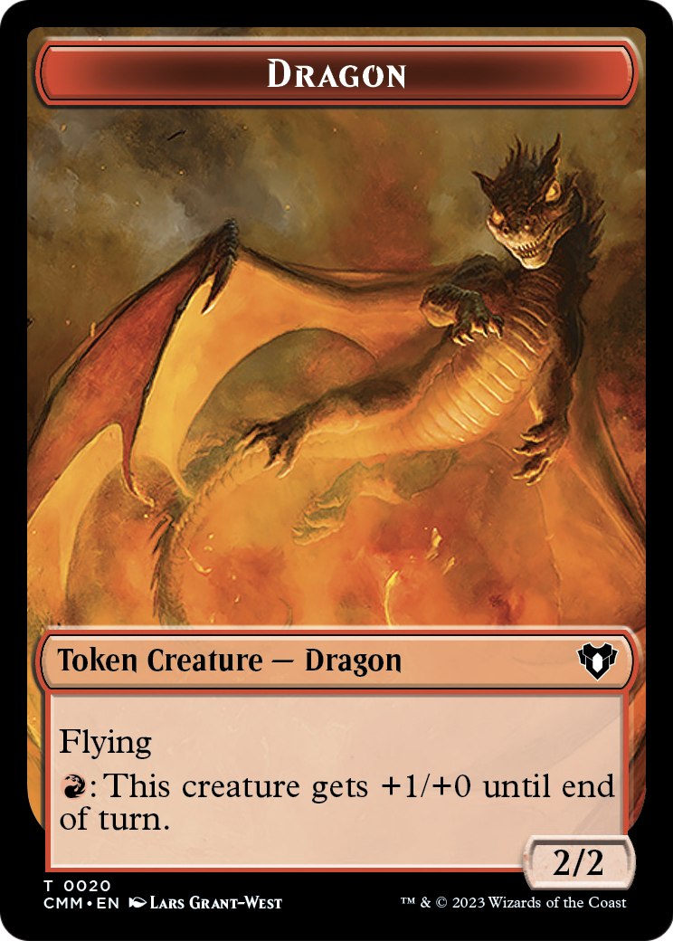 Dragon (TCMM-020) [Commander Masters Tokens] Foil