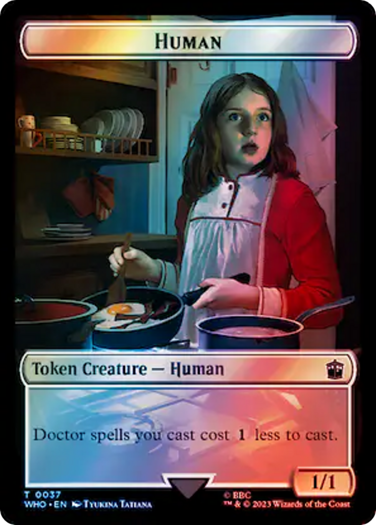 Human (TWHO-037) [Doctor Who Tokens] Foil