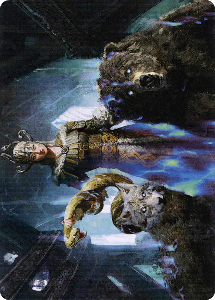 Kolvori, God of Kinship // Kolvori, God of Kinship (ASKHM-048) (Borderless) [Art Series: Kaldheim]