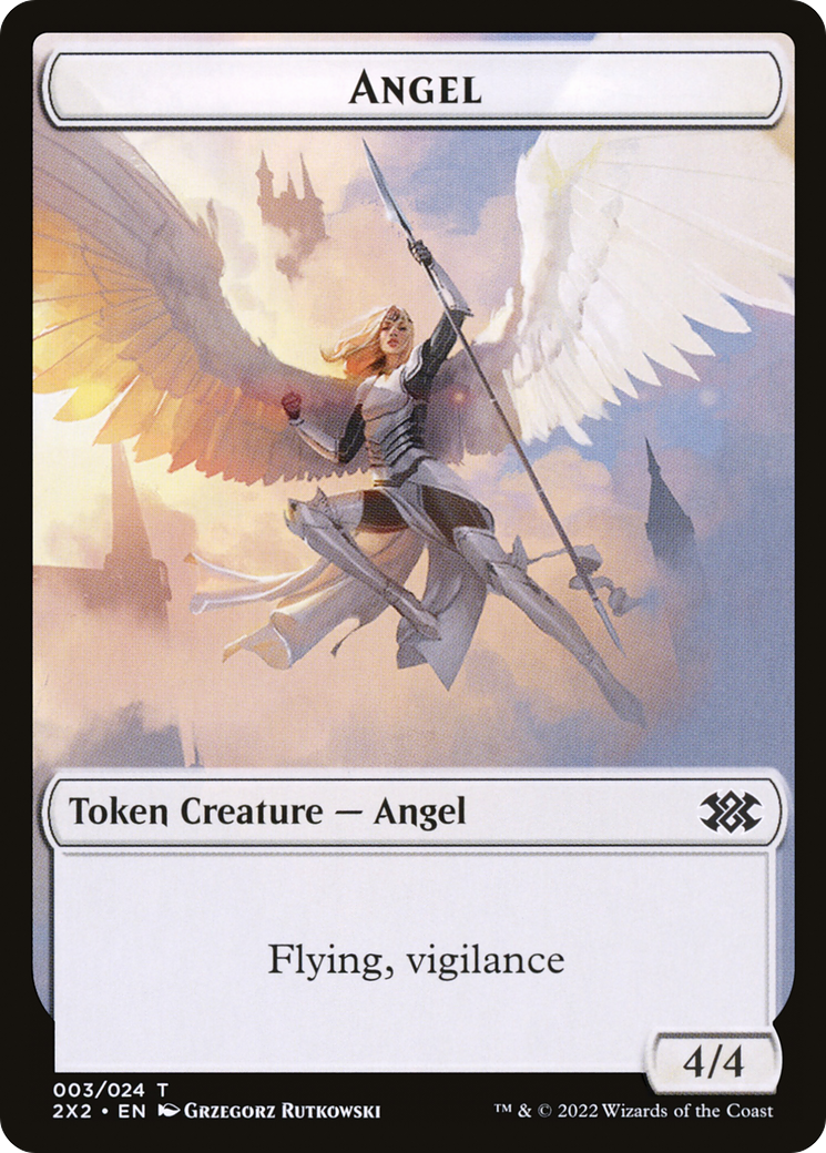 Angel (T2X2-003) [Double Masters 2022 Tokens] Foil