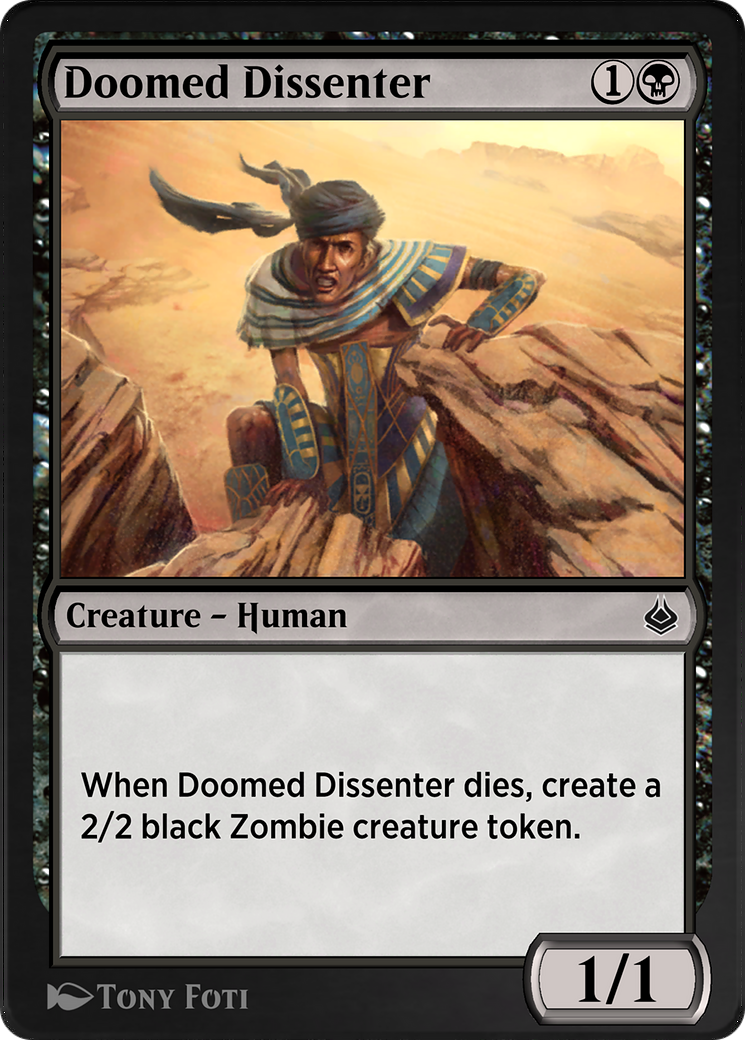 Doomed Dissenter (AKR-101) [Amonkhet Remastered]