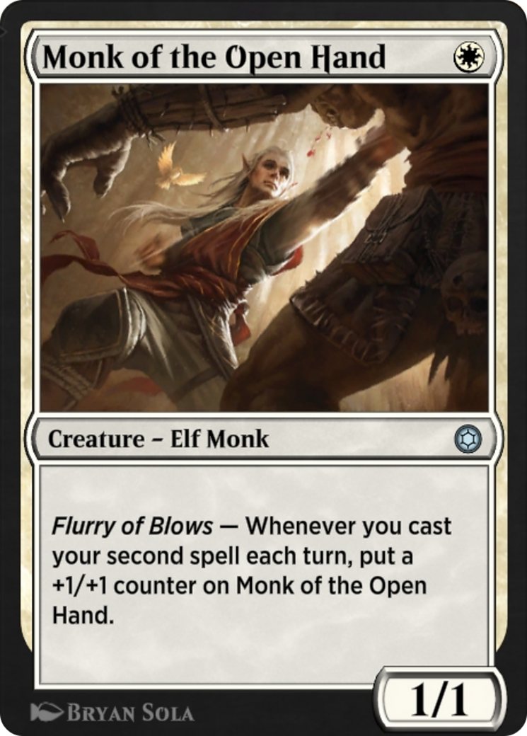 Monk of the Open Hand (HBG-096) [Alchemy Horizons: Baldur's Gate]