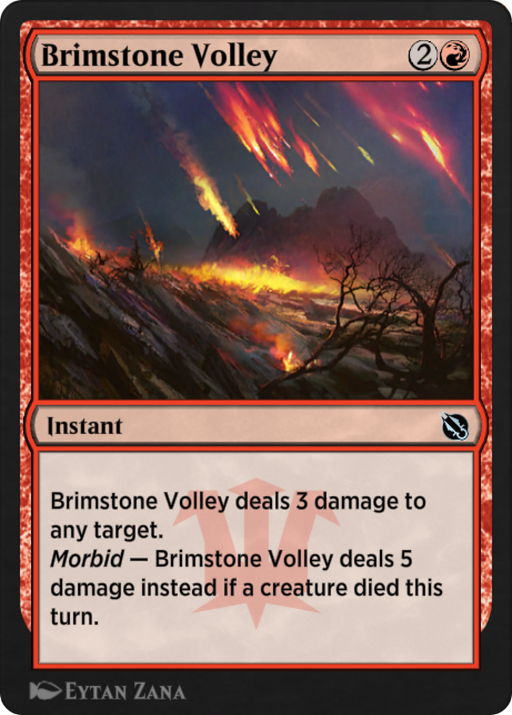 Brimstone Volley (SIS-038) [Shadows of the Past]
