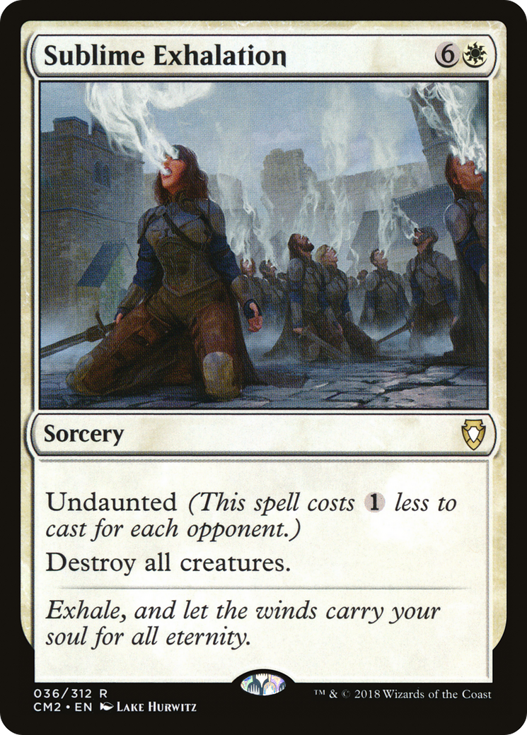 Sublime Exhalation (CM2-036) [Commander Anthology Volume II]