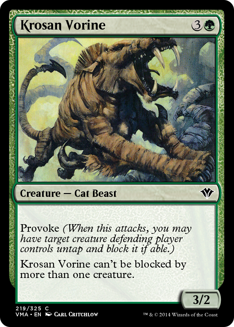 Krosan Vorine (VMA-219) [Vintage Masters]