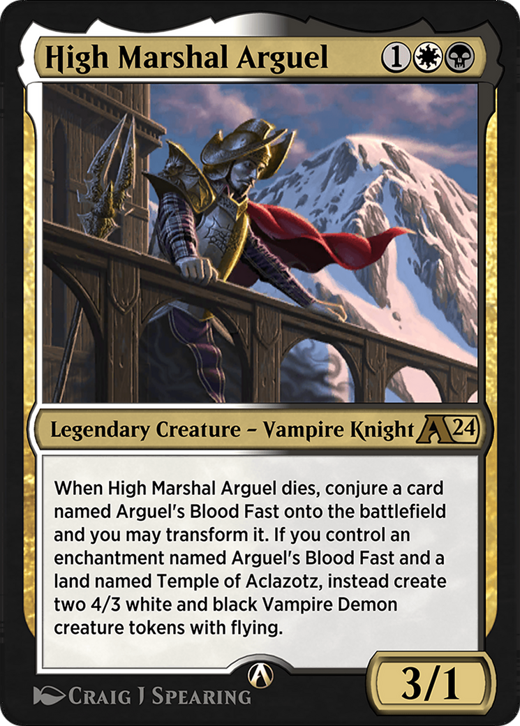High Marshal Arguel (YLCI-024) [Alchemy: Ixalan]